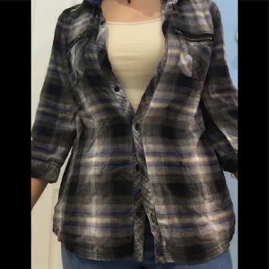 a women’s flannel